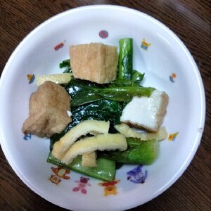 簡単✿小松菜＆厚揚げの煮物✿